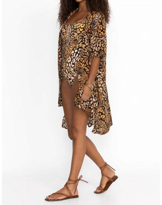 Johnny Was - AFENI (DOURADO) CAMISA DE BOTÕES GRANDE