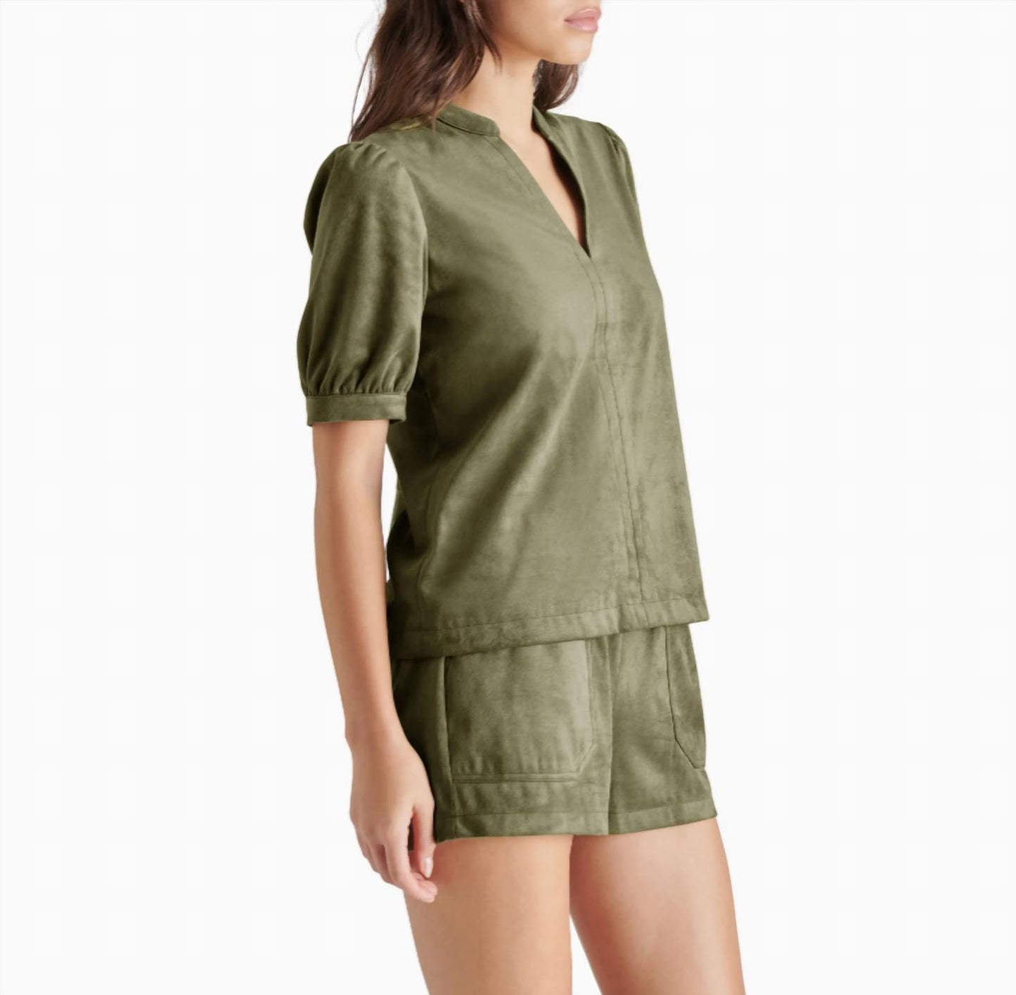 Steve Madden - Faux Suede Record Shorts