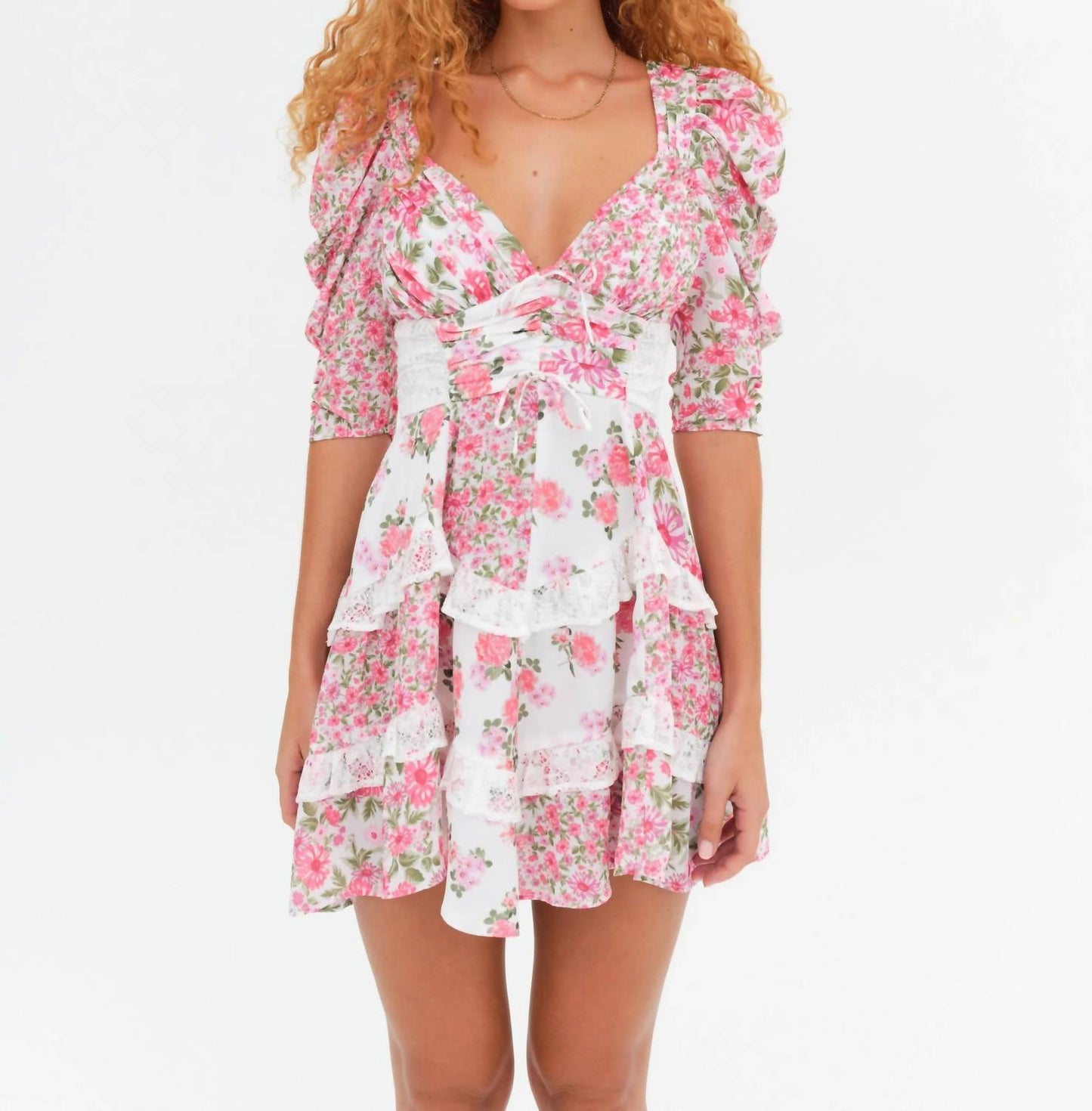 For Love & Lemons - Rosalyn Mini Dress