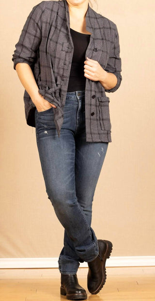 Tulip Clothing - Jaqueta Funky Edge de manga comprida