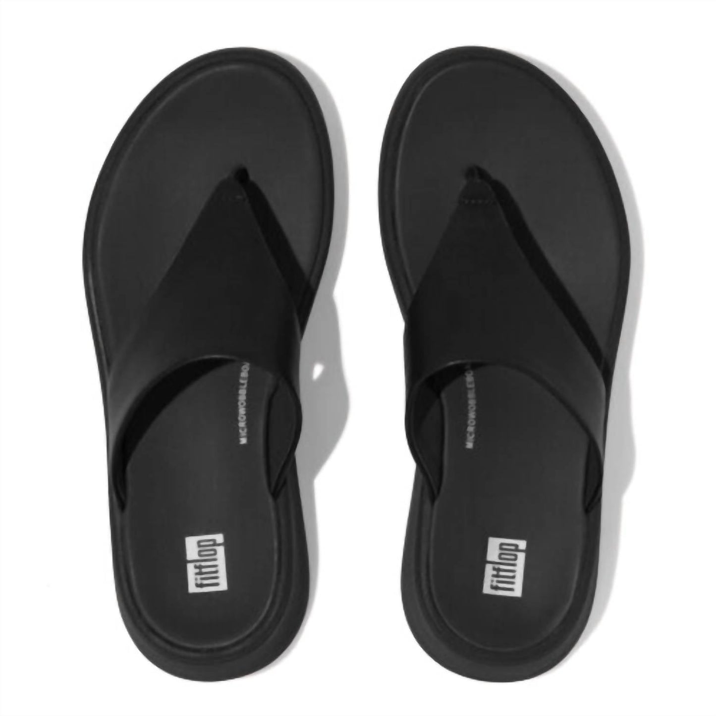 Fitflop - Women's F-mode Platform Toe Post Leather Sandal