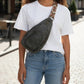 Bella + Carina - Women's Front Adjustable Crossover Body Bag With Atzec Strap