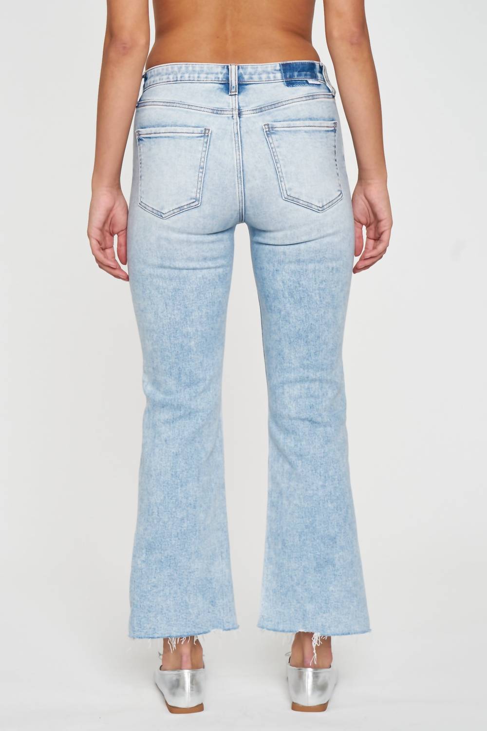 Daze - Runaway Cupid Crop Flare Jeans