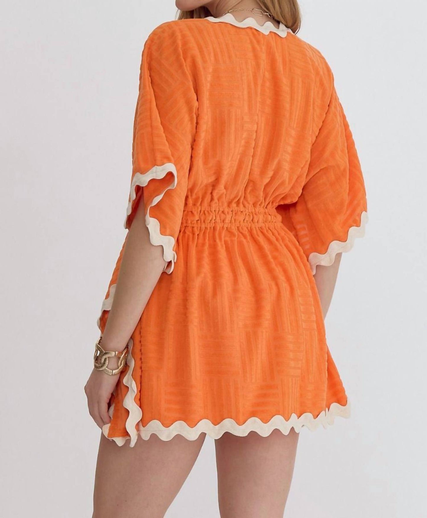 Entro - Textured Terry Cloth Cover Up