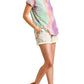 Umgee - Distressed Tie Dye Top