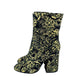 Ash - Women's Flora Metallic Jacquard Ankle Boots