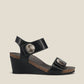 Taos - Women's Carousel 3 Leather Wedge Sandal