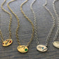 Jessica Elliot - Women's Enamel Oval Necklace - Wish