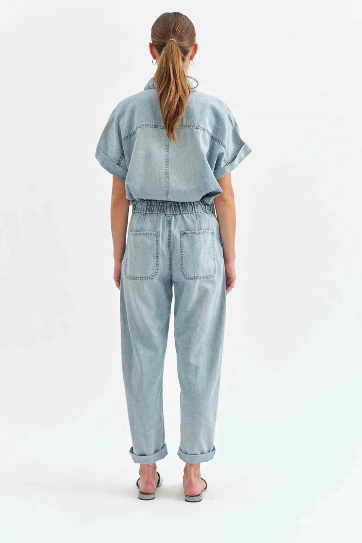 Daze - Villa Drawstring Barrel Leg Jean