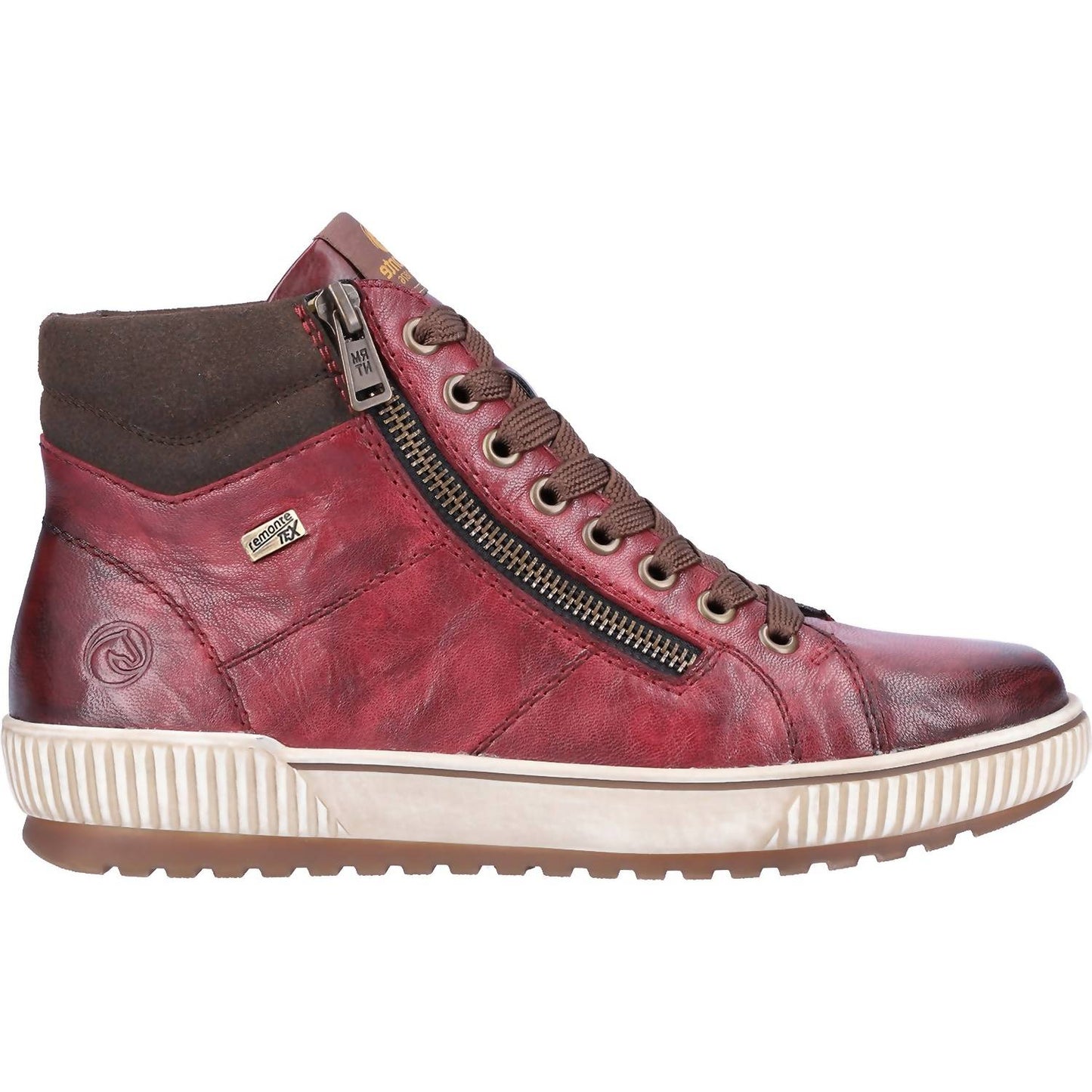 Remonte - Women's Maditta Leather Hight Top Sneaker