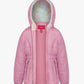 London Fog - Girls Zip-front Hooded Mid Cinch Puffer Jacket