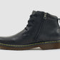 Kcr Group - Men's Premium Zip-Up Leather Boots