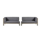 Brava X Back Corner Bench