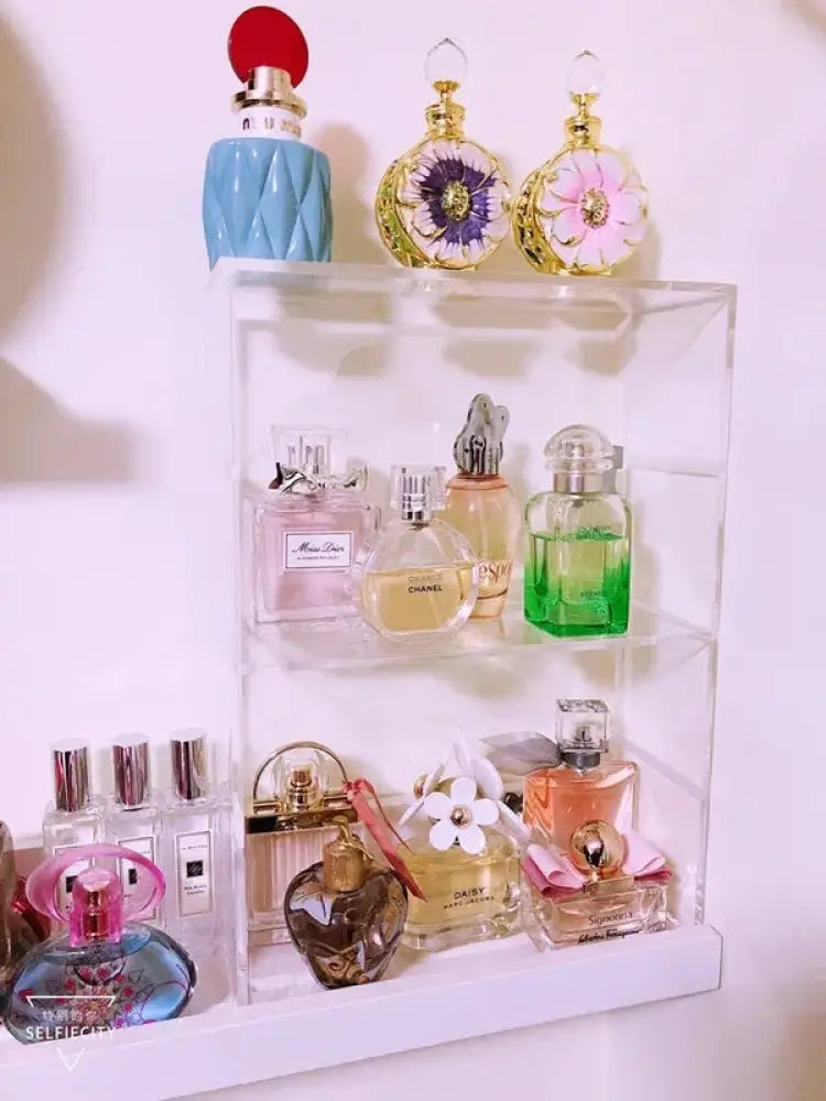Dustproof Clear Acrylic Stackable Makeup Organizer