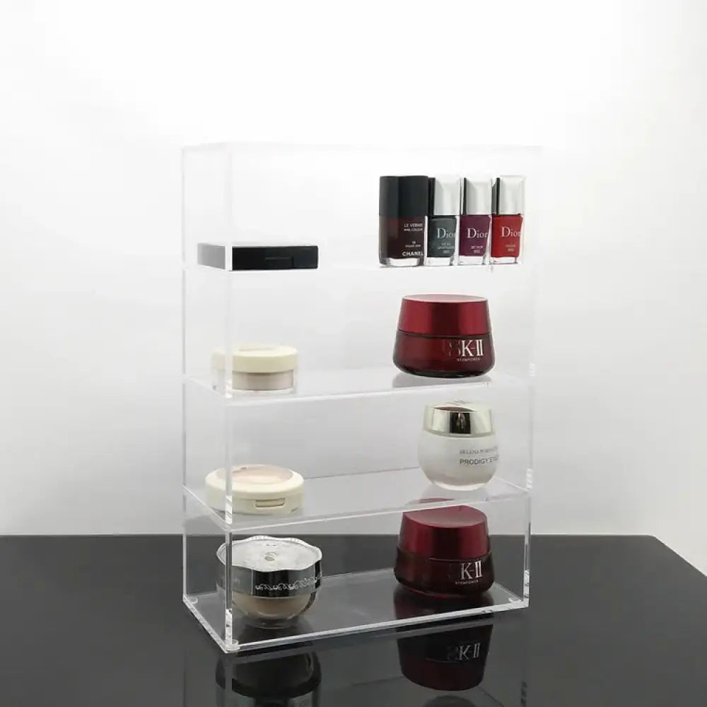 Dustproof Clear Acrylic Stackable Makeup Organizer