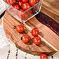 Teal Resin River Round Wooden Charcuterie Board