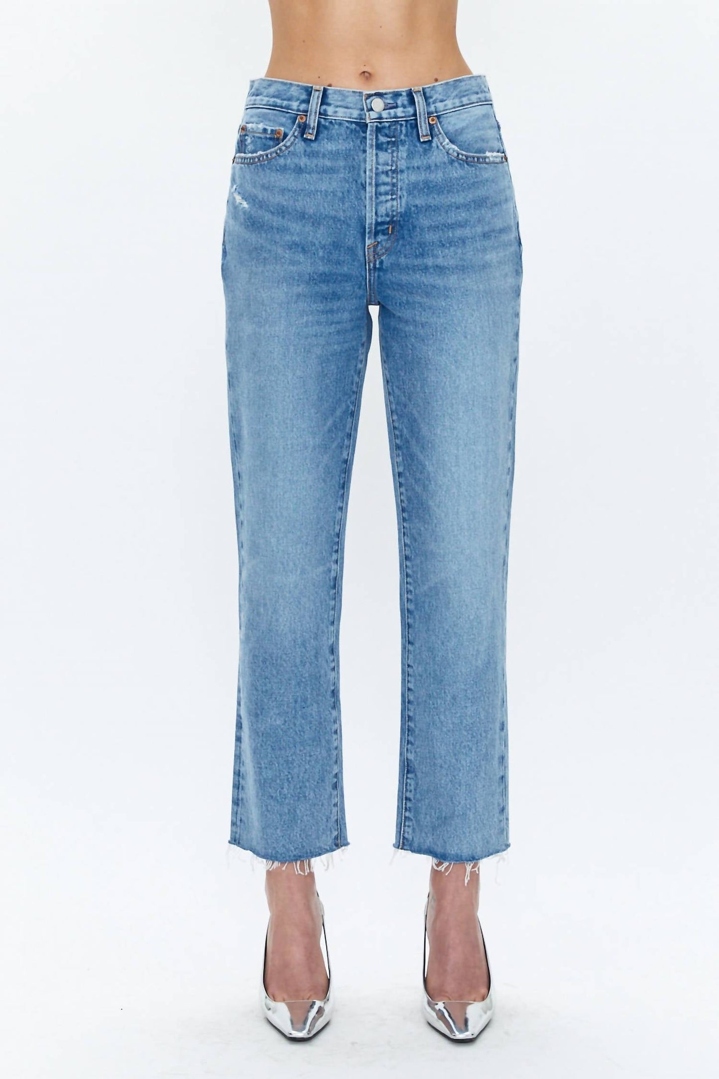 Pistola - Charlie High Rise Classic Straight Ankle Jeans