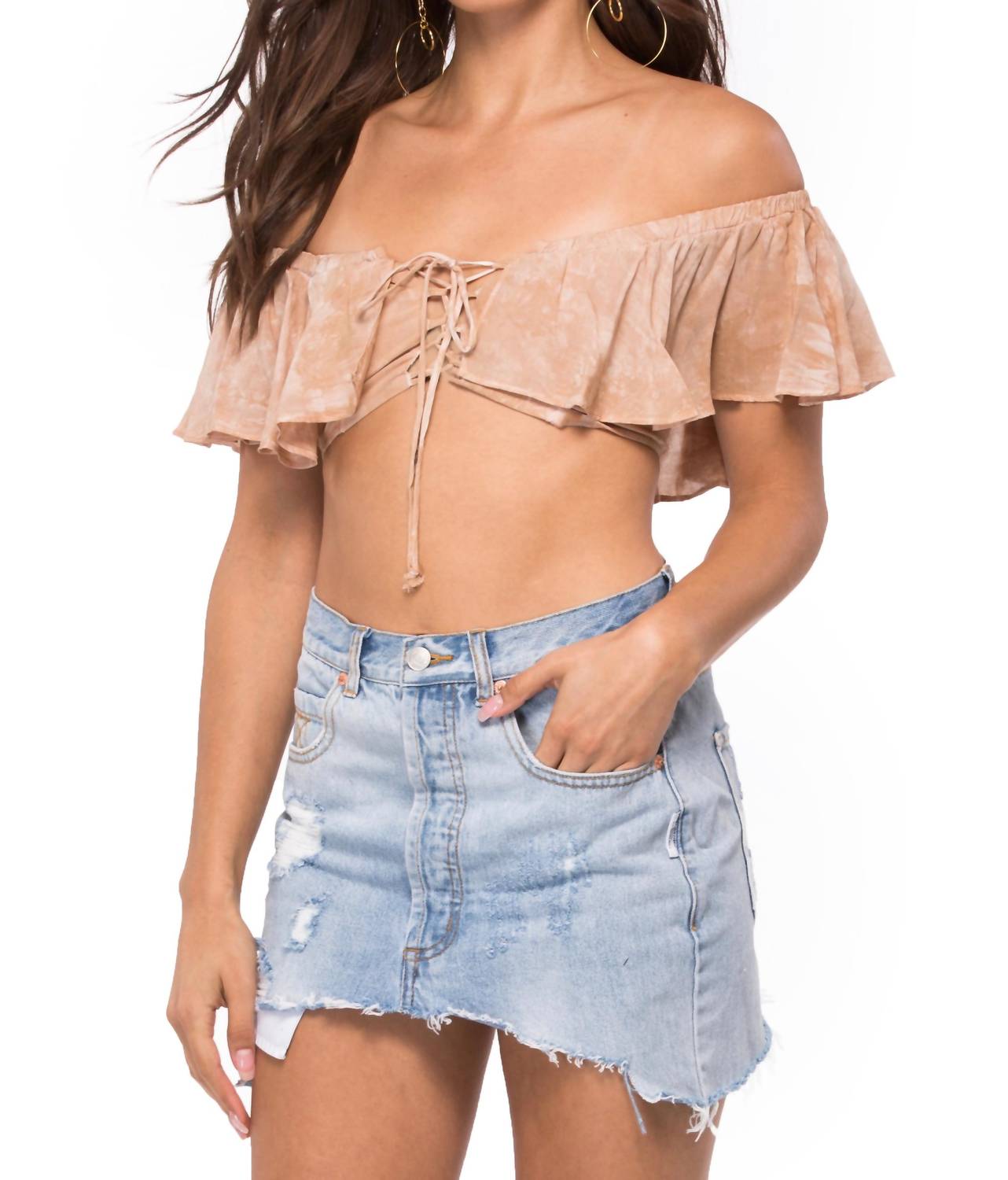 Blue Life - Melanie Off The Shoulder Lace Top