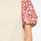 Entro - Embroidered Puff Sleeve Top