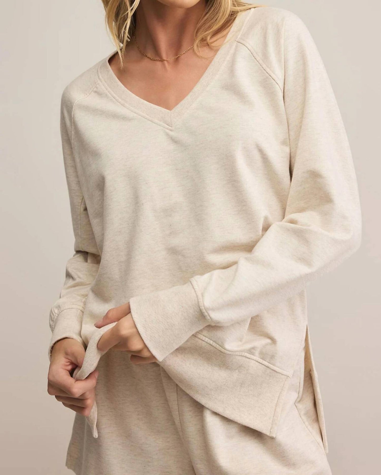 Z Supply - Modern V-neck Weekender Sweatshirt