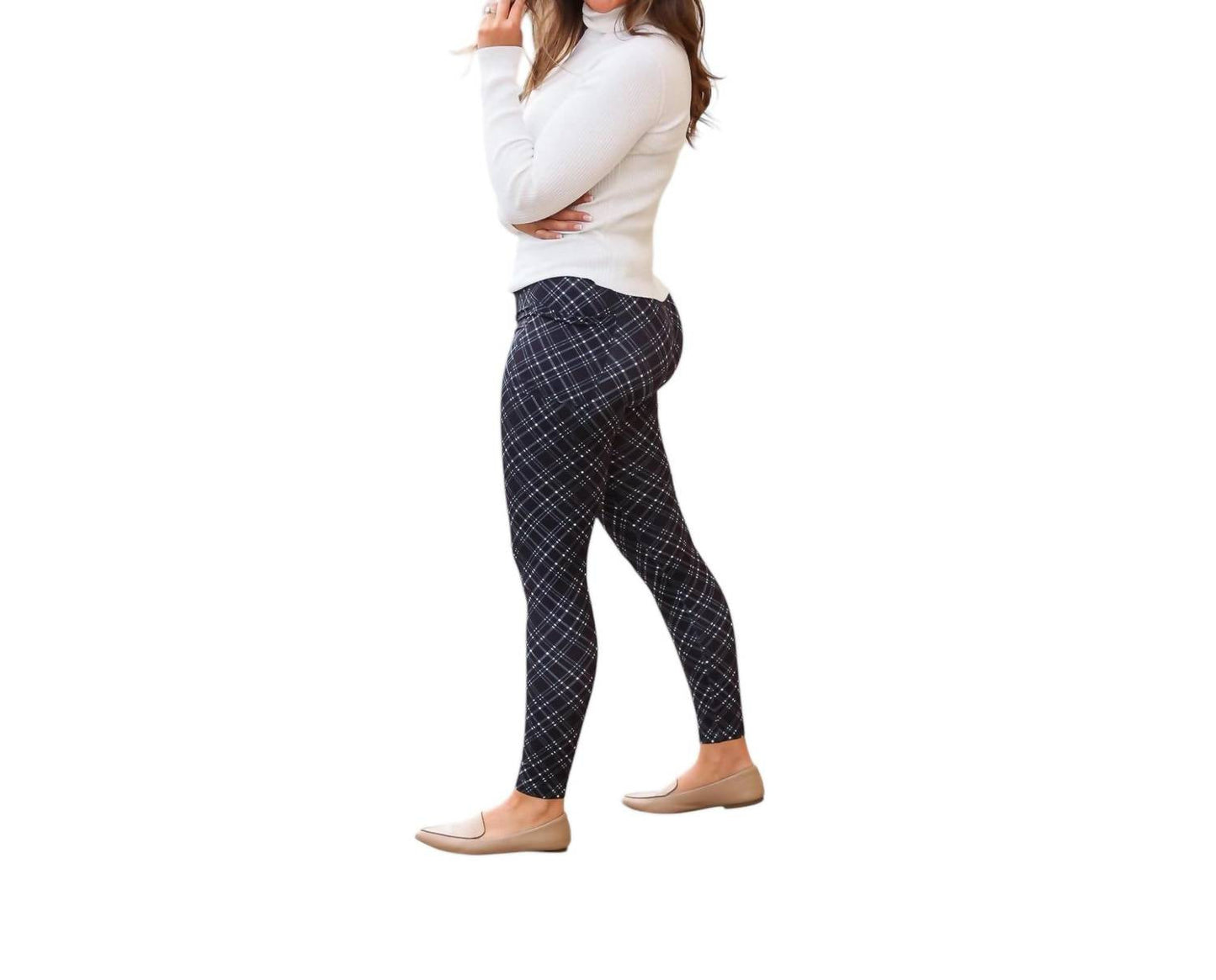 Julia Rose - Jillian Plaid Leggings