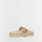 Simkhai - Women's Aida Raffia Buckle Sandal