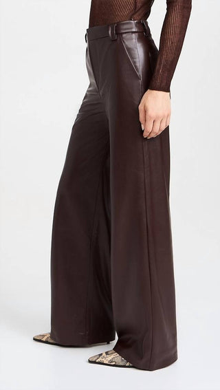 Joe'S Jeans - Calça feminina de couro vegano The Mia