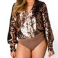 Buddylove - Jenny Long Sleeve Sequin Bodysuit