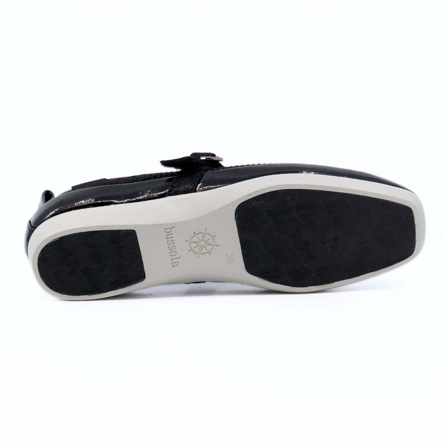 Bussola - Vanya Nero Knit Mesh Mary Jane