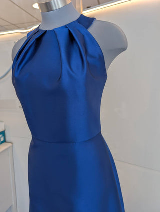 Frascara - Vestido de seda e lã com alças