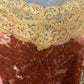 Aratta - Women's Velvet Lace Trim Cami Top