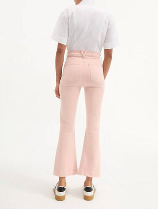 Veronica Beard - Calça jeans flare Carson de cintura alta