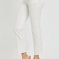 Risen - High Rise Tummy Control Raw Hem Straight Jeans