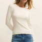 Z Supply - Second Skin Crew Long Sleeve Top