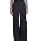 Adam Lippes - Silk Wool Cuffed Hem Wide Leg Trouser