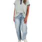 Ee:Some - Collar Code Boxy Top