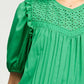 Current Air - Eyelet Ruffle Detail Mini Dress