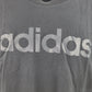 Adidas Original Brand Logo Mens Black Short Seeve Crew Neck Tshirt Tee
