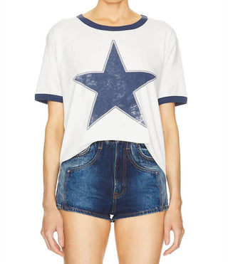 Daydreamer - Classic Star Oversized Ringer Tee Top