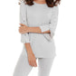 French Kyss - Adriana Kashmira 3/4 Button Sleeve Sweater
