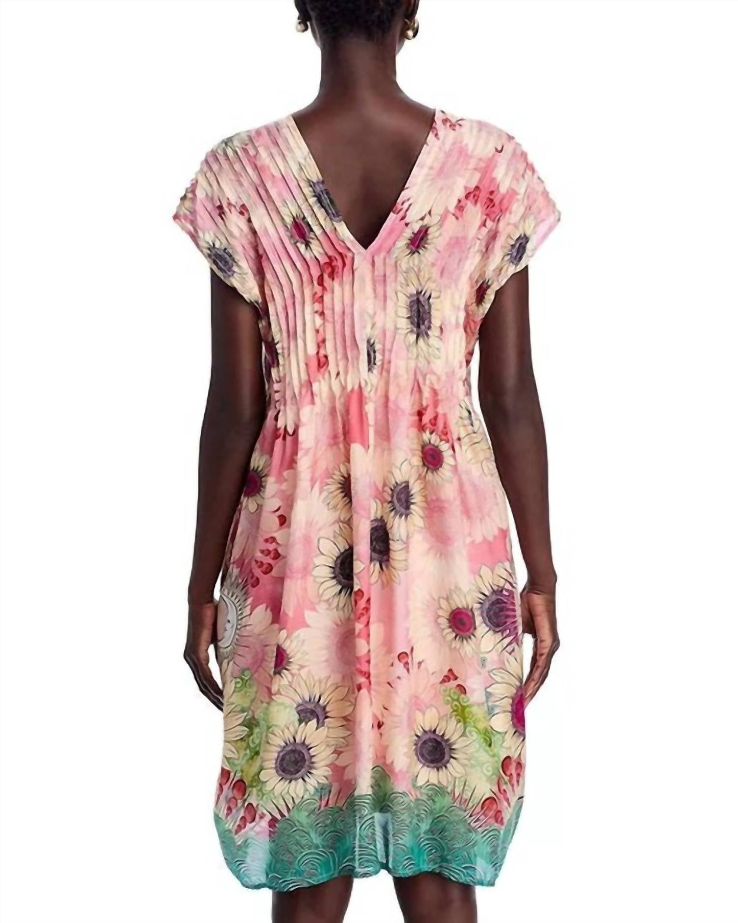 Johnny Was - ROSA PLEATED DRESS (SLIP) Emily