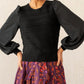 Banjanan - Rosie Crochet Mix Check Top