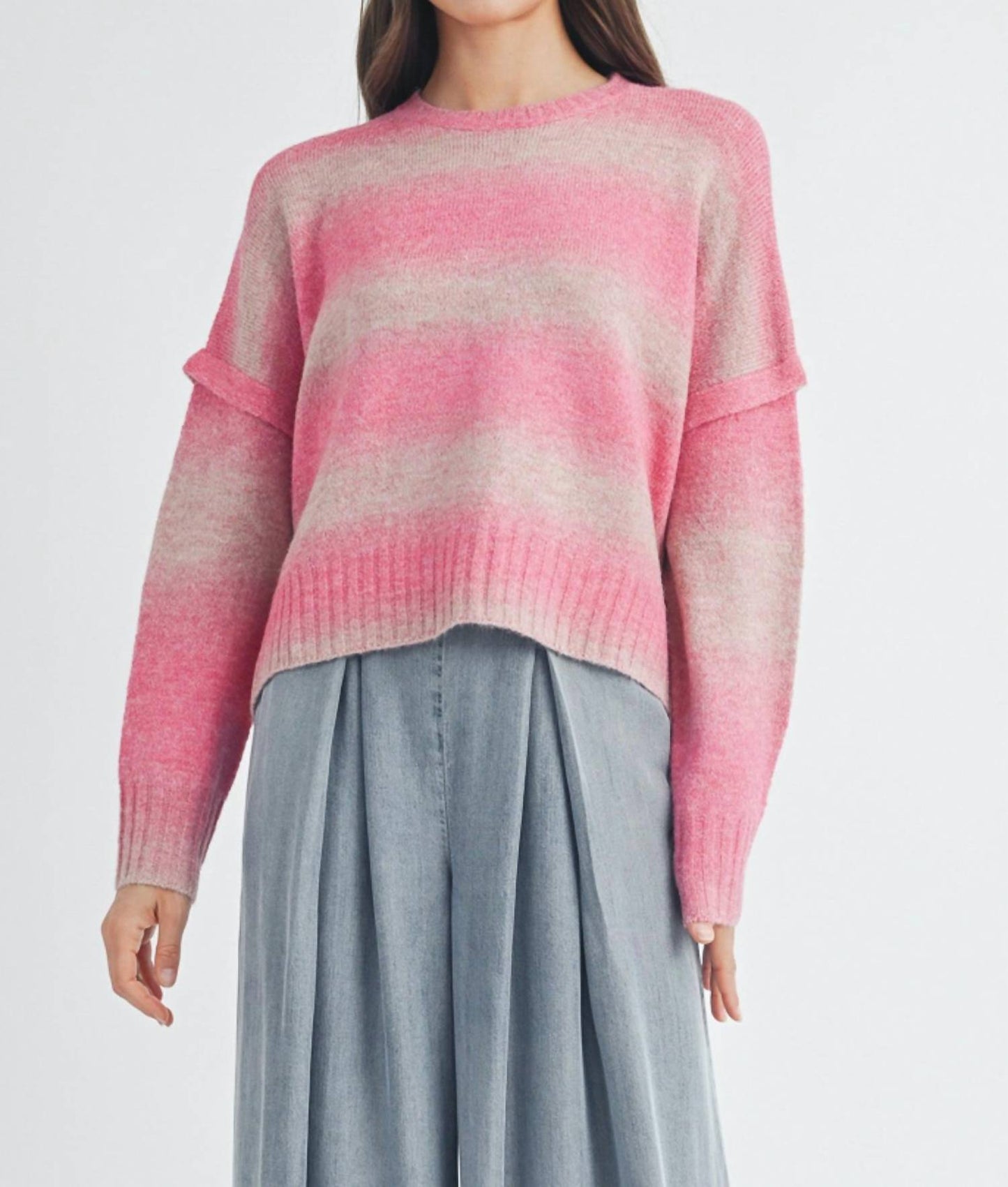 Daisy - Penelope Brushed Striped Sweater