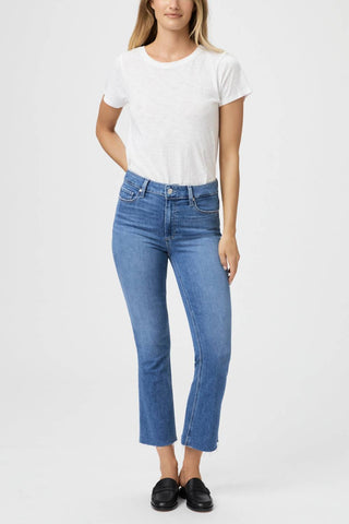 Paige - Colette High-rise Cropped Flare Jeans