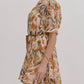 Entro - Leaf Print Dress