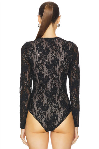 Zimmermann - Long Sleeve Lace Bodysuit
