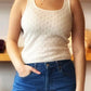Naadam - Cashmere Pointelle Tank Top