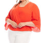 Karen Kane - Drape Front Crossover Top - Plus