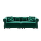 3 In 1 Pull Out Sofa Bed With Movable Ottoman