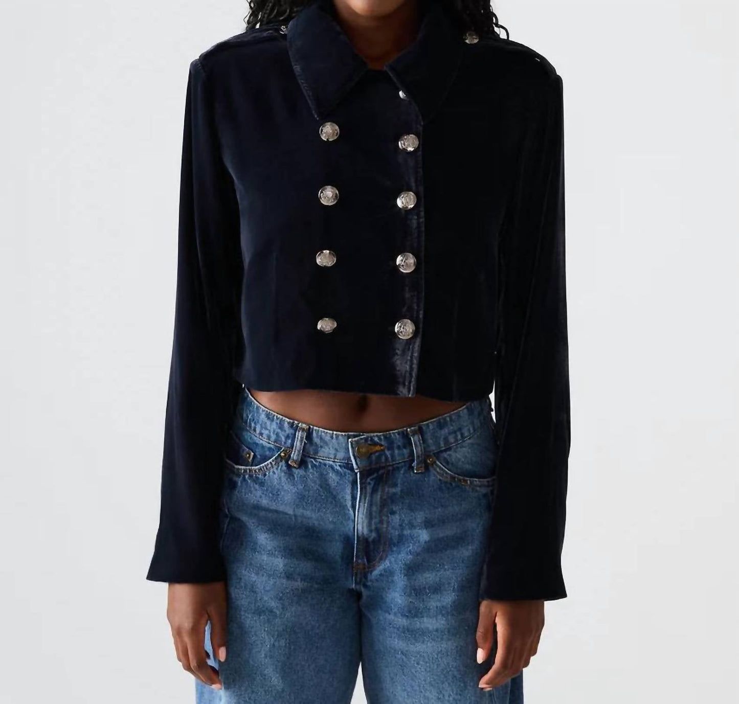 steve-madden-tonia-velvet-crop-double-breasted-jacket